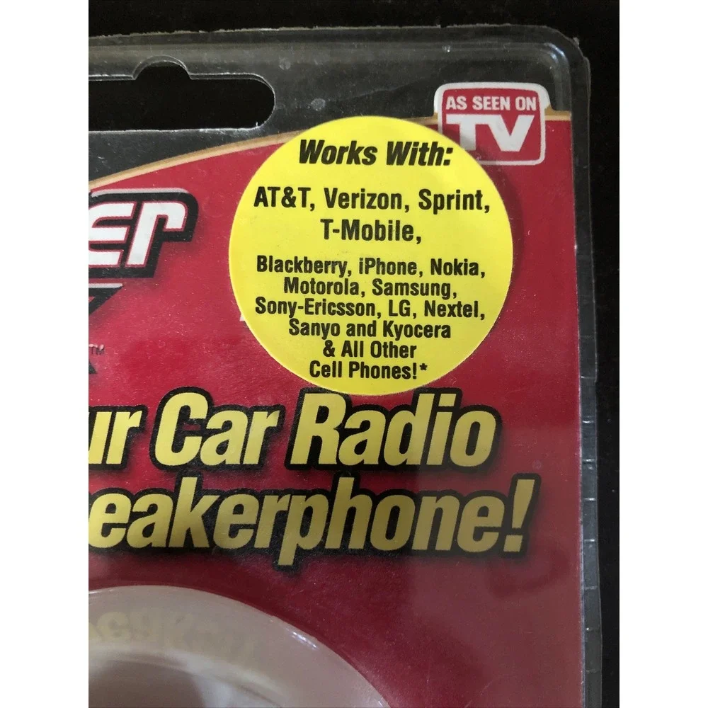 Jupiter Jack Cell Phone HANDS FREE Car Speakerphone Converter 6‎ NEW Adapter Kit